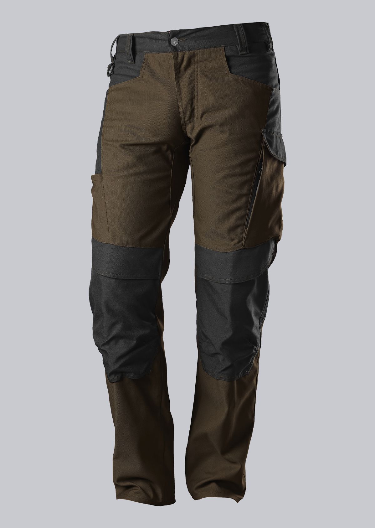 1820-565-4832_BP® Robust work trousers with knee pad pockets_brown/black_Cover Image